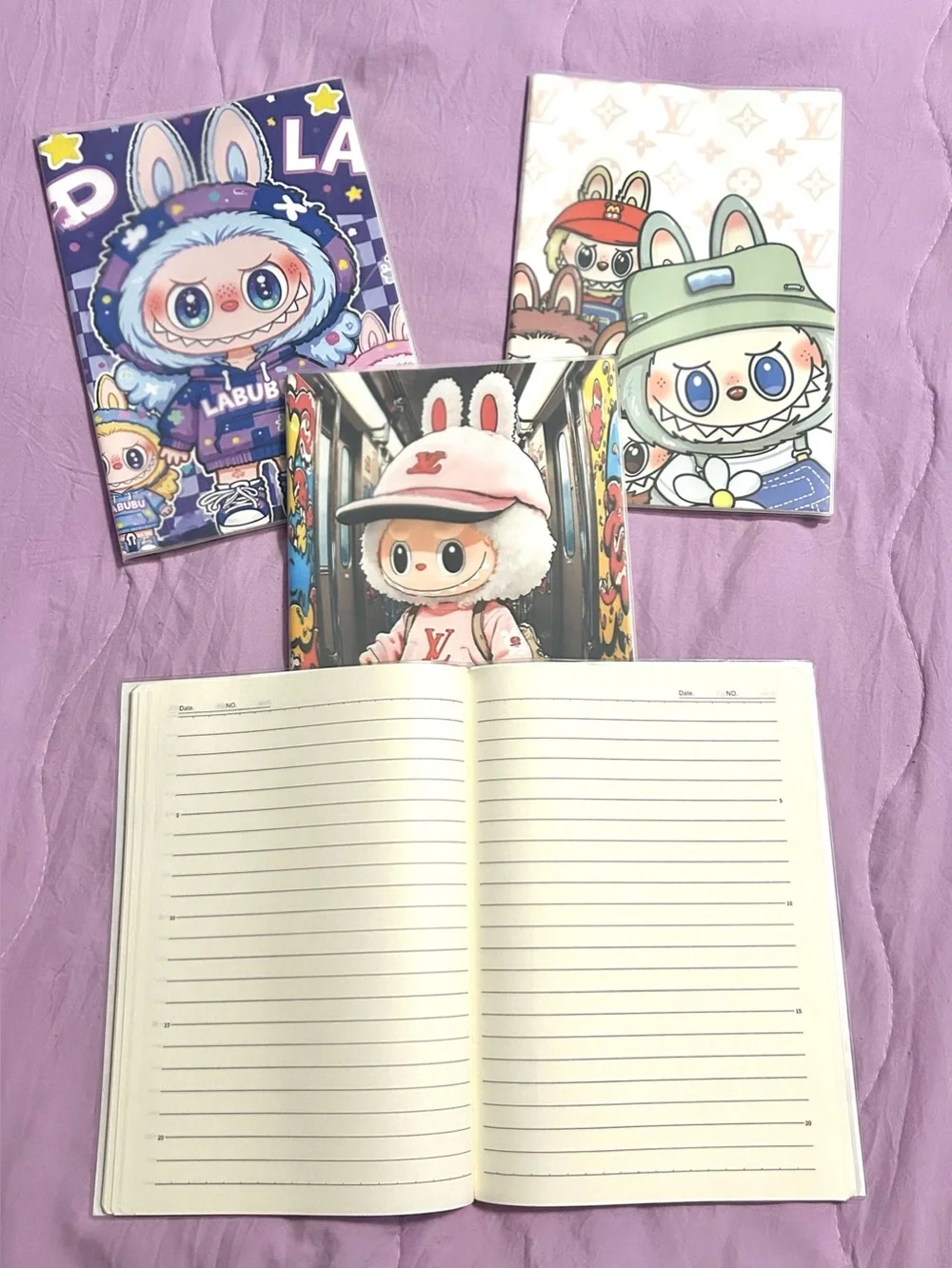 Labubu design stationary